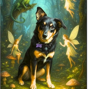 Custom Pet Portraits | Digital Downloads | Personalized Pet Artwork Gifts   | Pet Memorial Art  | Rainbow Bridge