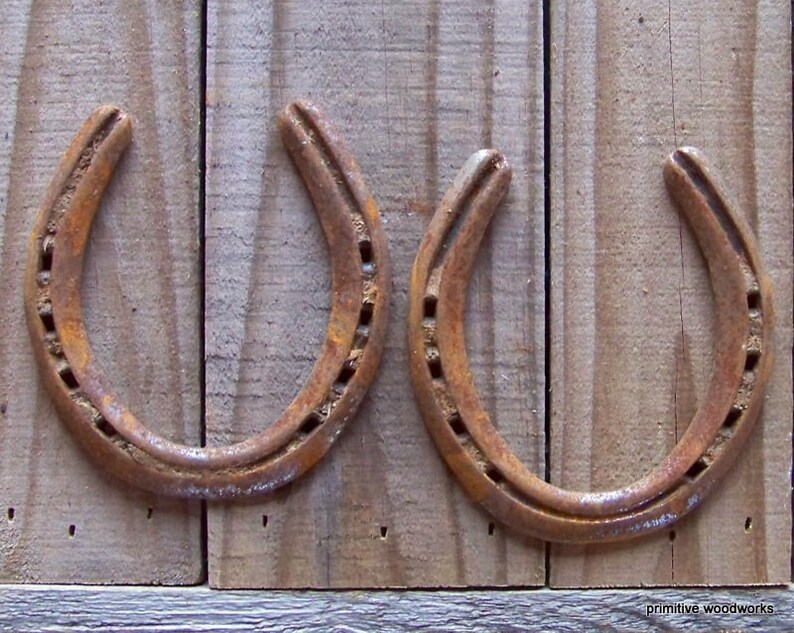 Rusty Lucky Horseshoe Rusty Horse Shoe One Horseshoe