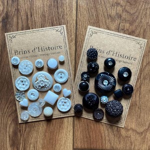 Vintage Buttons Unique collection of antique buttons for sewing, scrapbooking and artistic creations
