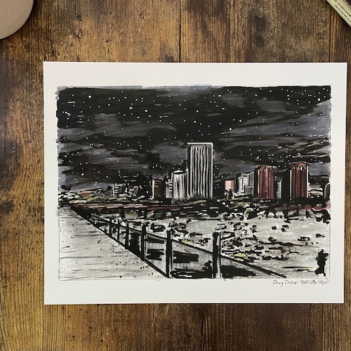 Richmond VA Skyline 8x10 Print RVA Richmond Gift Etsy