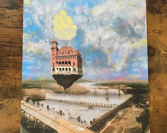 Main Street Station on the Move | Richmond, VA | RVA | Richmond Local Art | RVA Coffee Stain