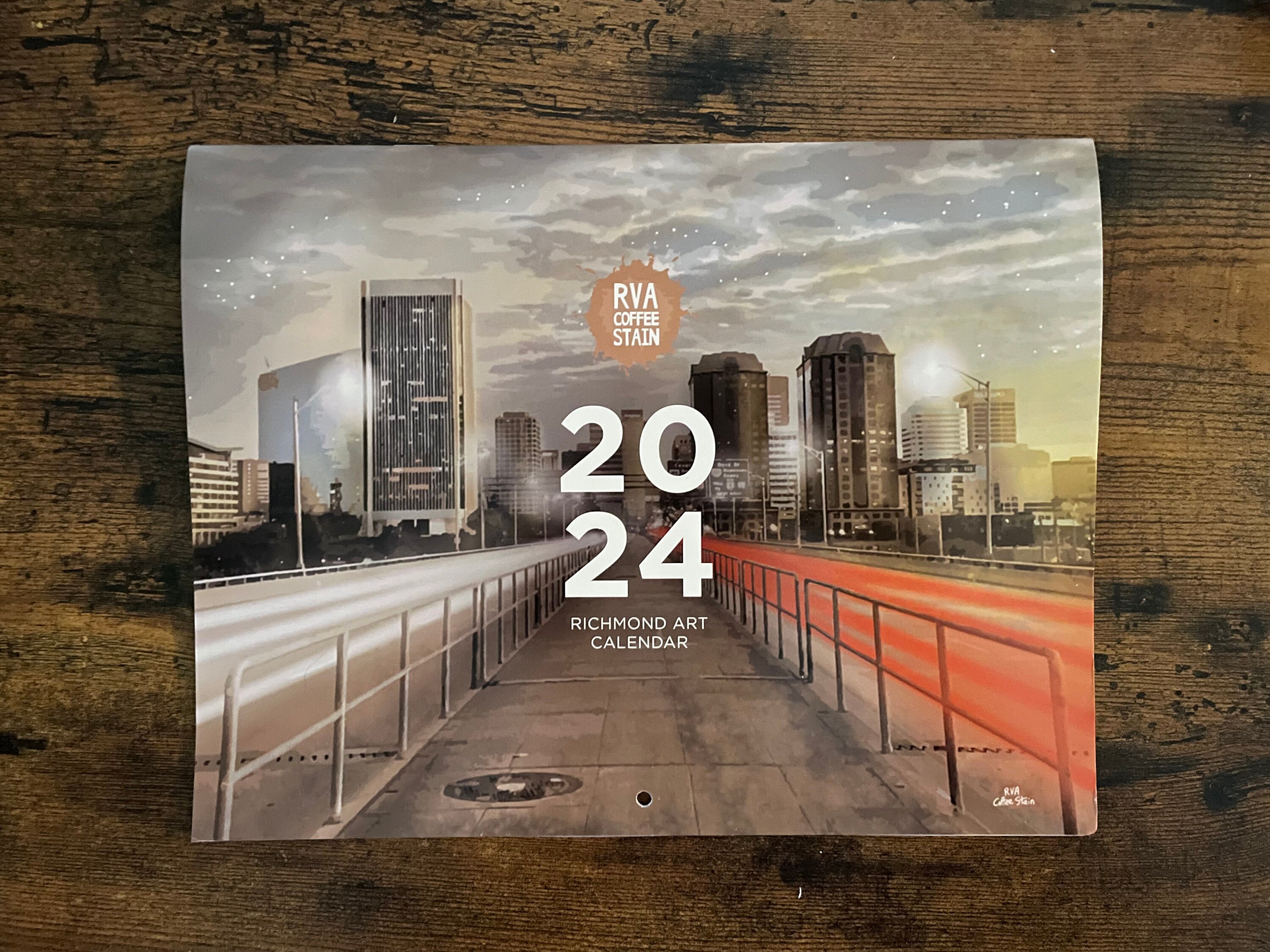 2024 Richmond Art Calendar by RVA Coffee Stain Richmond, VA Richmond Gifts  RVA Art - Etsy