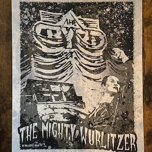 The Mighty Wurlitzer | Print | The Byrd Theatre | RVA | Richmond Print | RVA Coffee Stain