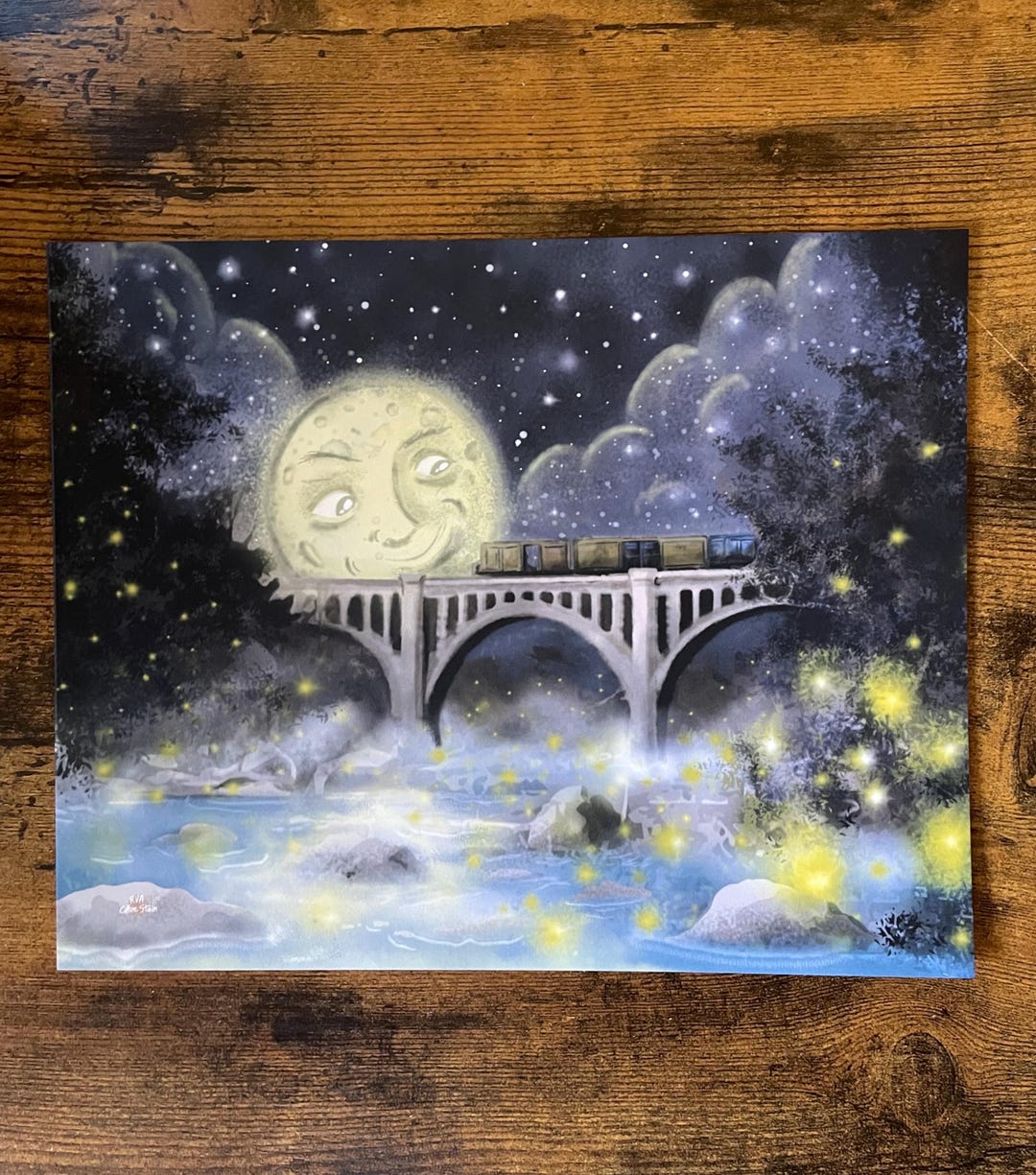 Full Moon Over Richmond, VA | Print | Richmond Art | RVA | Richmond ...