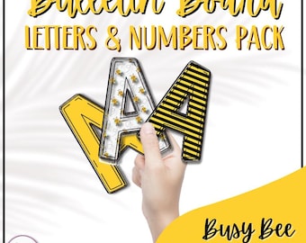 Honey Bee Bulletin Board Letters Set, Bulletin Board Ideas, Spring Classroom Decorations, Bee Printable Letters & Door Decor Back to School
