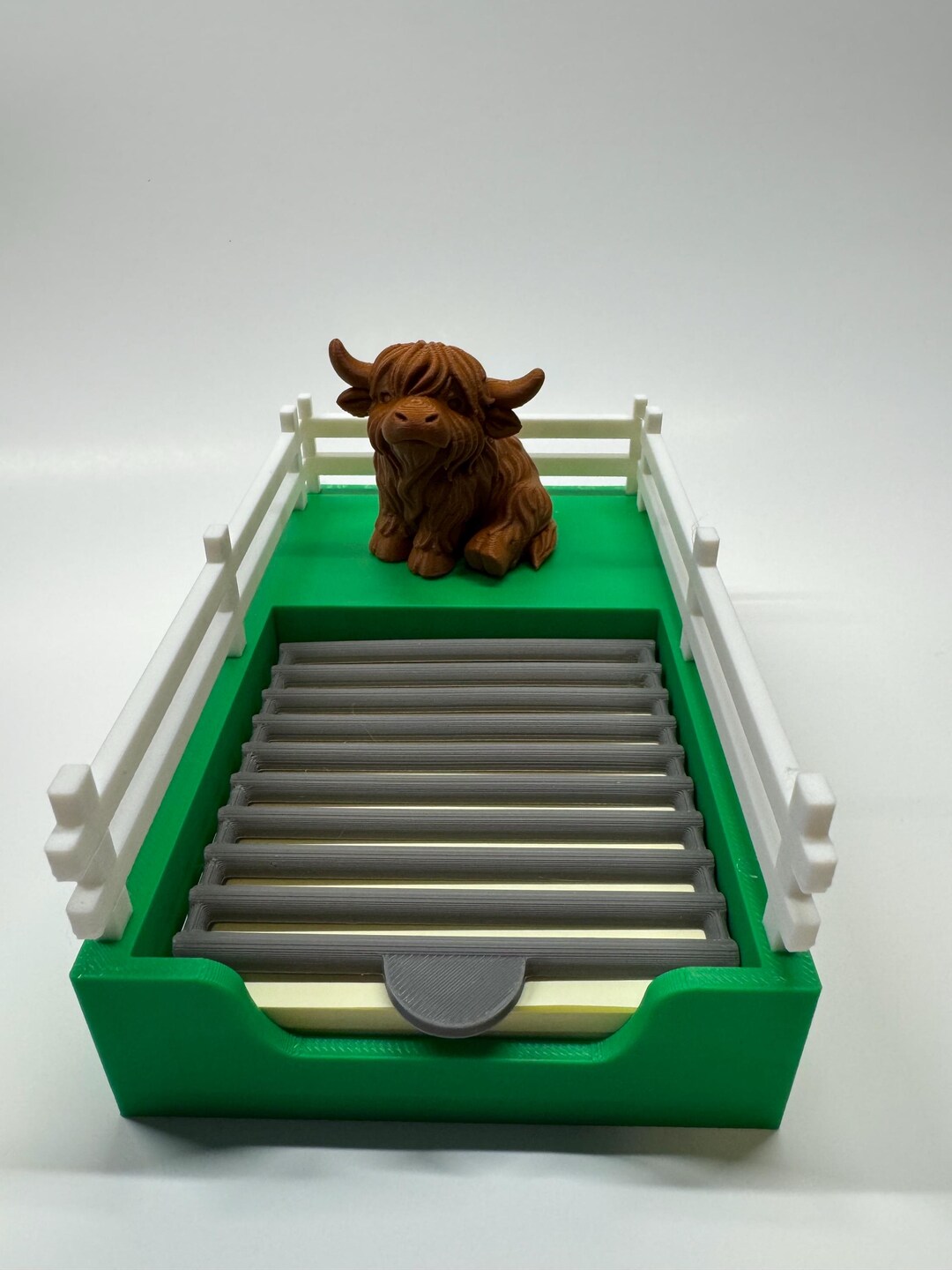 Highland Cow Post-it Holder - Etsy