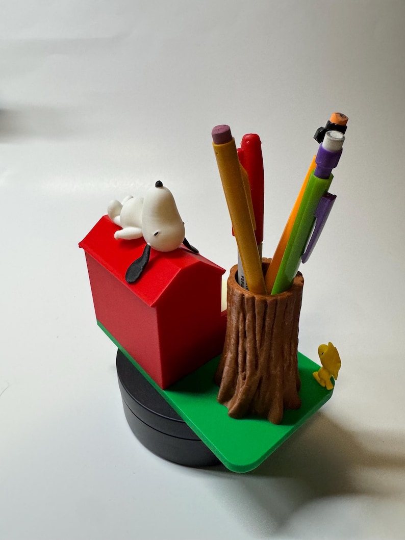 Snoopy Post-It Note and Pen/Pencil Holder PLEASE READ DESCRIPTION! For colors. image 6
