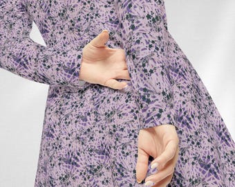 Vestido de baile kimono: estilo japonés vintage, manga larga