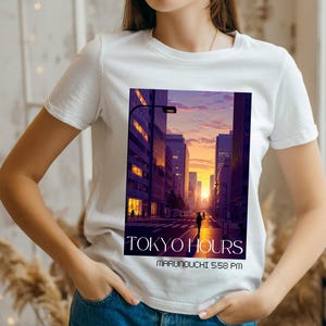 Tokyo Sunset T-Shirt: Marunouchi City Pop Graphic Tee