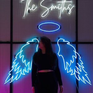 Custom Text Neon Sign | Personalized LED Name Sign for Wedding, Bedroom, Bar | Aesthetic Custom Text Light for Wall Decor | Family Name
