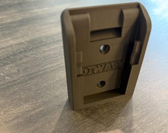 Paquete de 1 soporte para batería DeWalt: organizador de pared para baterías DeWalt de 20 V y 60 V