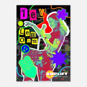 AMPLIFY Dev Citroner Klassisk Matt Papper Poster A2 (42 x 59,4 cm)