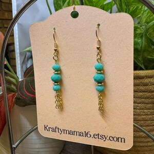 Dangle Earrings. Long Earrings. Silver Earrings. Glass Beads. Tassle Earrings