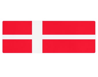 Denmark Flag Yoga Mat
