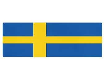 Sweden Flag Yoga Mat
