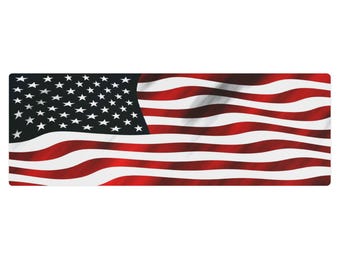 American Flag Windy Yoga Mat