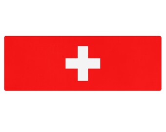 Switzerland Flag Yoga Mat