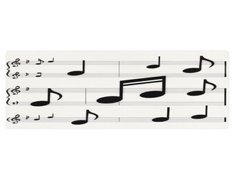 Musical Notes Yoga Mat