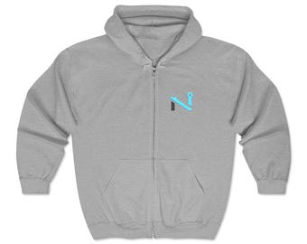 Sweat à capuche zippé avec logo Novare Cyber Solutions | Vêtements de travail pour outils de menuisier