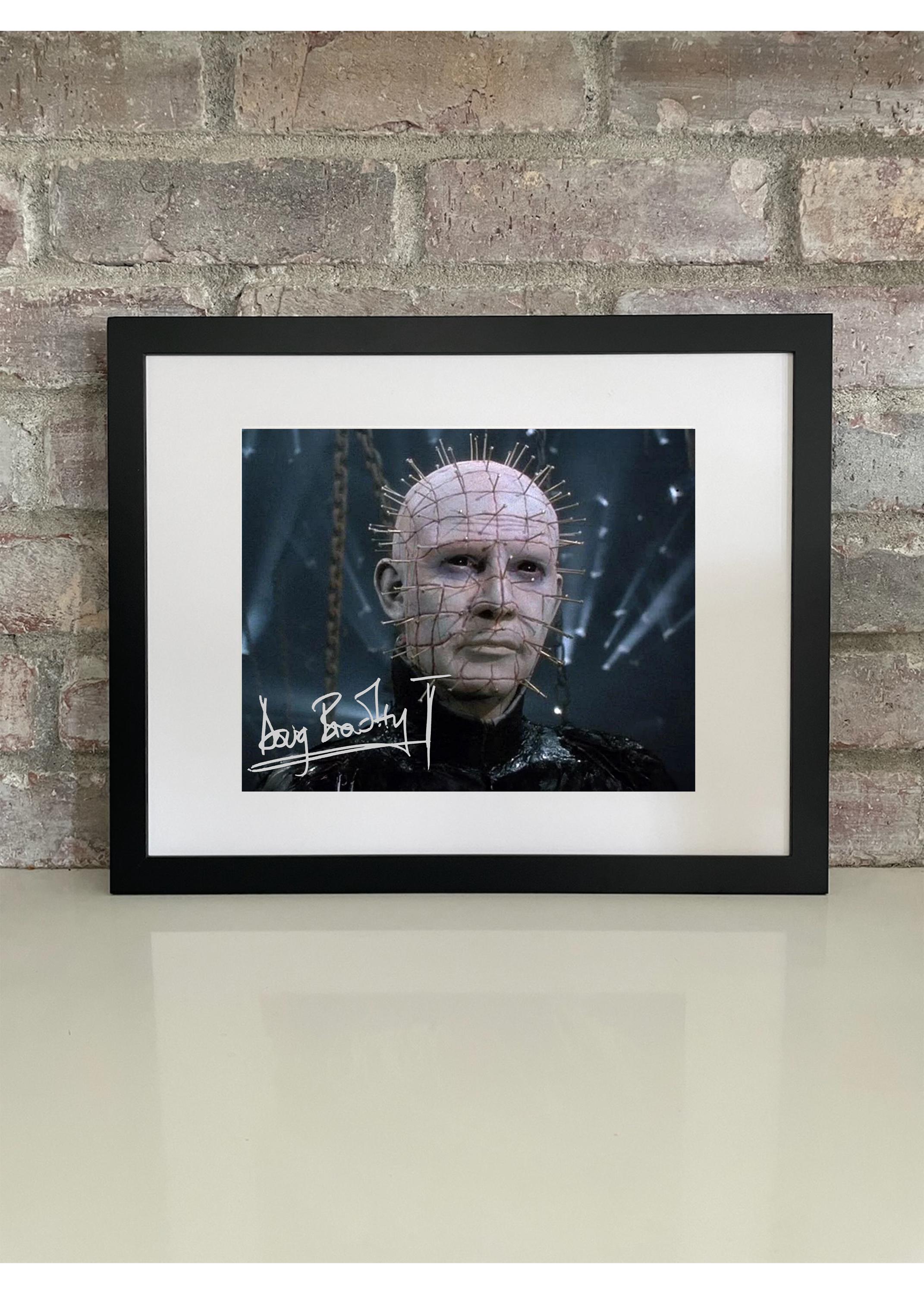 CLIVE BARKER Signed Hellraiser Pinhead 11x17 Photo Poster JSA COA A