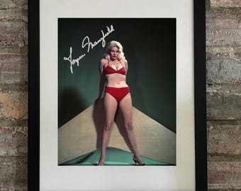 Jayne Mansfield Iconic Blonde Autographed Signed REPRINT 8x10 Photo Poster - Hollywood Legend
