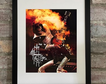 Ace Frehley Autographed Signed Poster Print 8x10 Reprint Iconic Guitarist