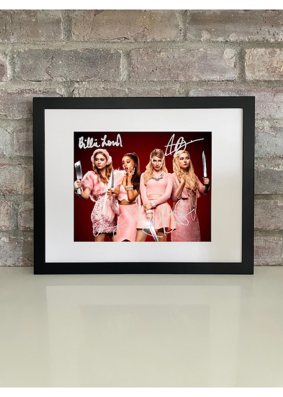 Scream Queens Cast Poster Photo with Reprint Autographs | Framed or Unframed 8x10