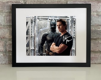 クリスチャン・ベールのサイン入り8x10インチ「ダークナイト