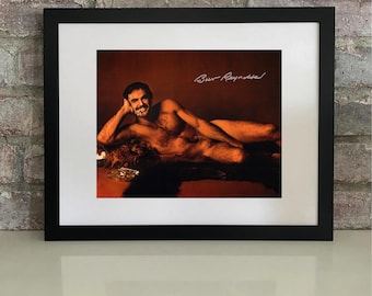 Burt Reynolds – Legendary Actor Reprint Autograph 8x10 Photo Framed or Unframed