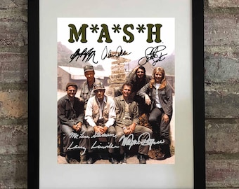 M*A*S*H* Classic Cast Photo - mehrfach signiertes Autogramm REPRINT MASH TV Sendung