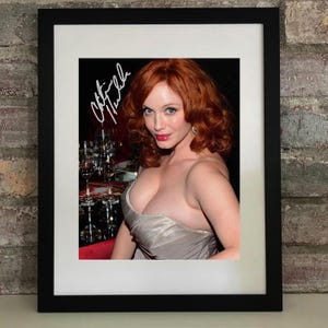 Christina Hendricks Autograph - Etsy