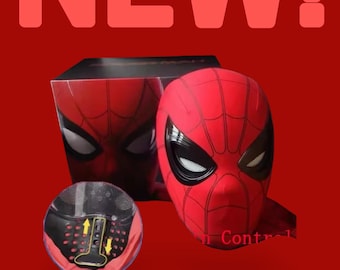 Nieuwe Spider-Man: geen kinbediening Way Home Spider-Man masker Luxe helm Oplaadbare afstandsbediening Ogen Beweegbaar Masker Cosplay Decoratie Cadeau Speelgoed