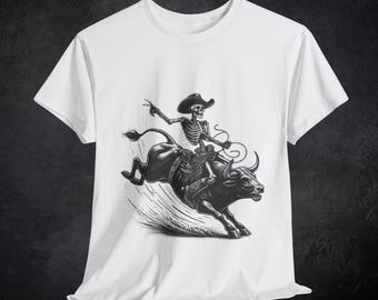 Cowboy Quote Print, Skinwalker Ranch T-Shirt, Skinwalker Ranch Shirt, Cowboy Skeleton Tee, Ranch Show Shirt