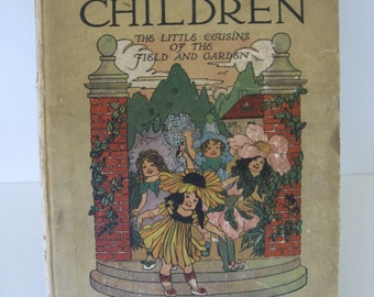 Flower Children Elizabeth Gordon Antique Book