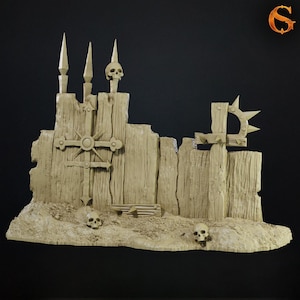 Grimdark Terrain-6 Trench Barricades-Trench Crusade-40k