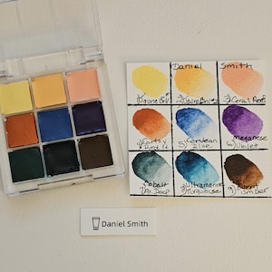 ダニエル・スミスの水彩絵の具パレット