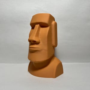 Moai Statue – 3D Printed Easter Island Head - Desk Decoration- Home Decor
