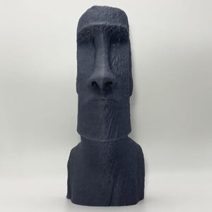 Moai Statue | 3D Printed Easter Island Head Decor | Modern Minimalist Sculpture | Desk Ornament | Unique Gift