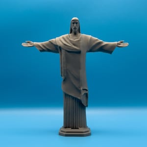 Christ the Redeemer Statue / 3D Printed Desk Ornament