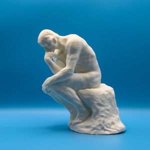 The Thinker by Rodin – 3D Printed Statue for Desk or Shelf