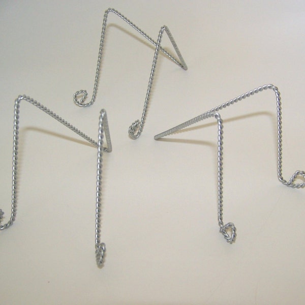20 Silver Wire Easels Wedding Table Place Card Holder Number Stands for   2 x 3, 4 x 6, 5 x 7    Guest Table Markers
