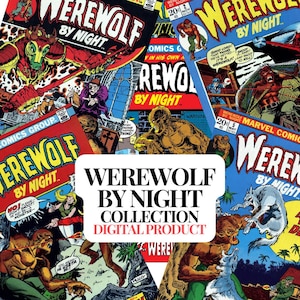 Coleção de Quadrinhos Digitais Werewolf by Night