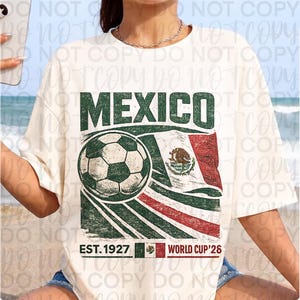 Mexiko VM 2026 PNG | Mexikansk fotbollströja design | Fotbollsfangrafik bild 3