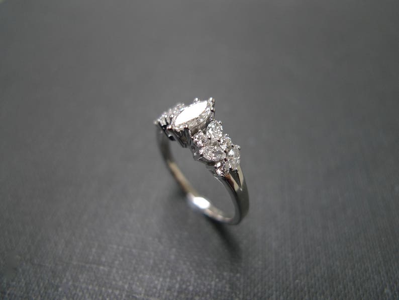 marquise diamond ring, marquise diamond engagement ring, unique engagement ring, unique ring, women engagement ring, diamond engagement ring, modern engagement ring, Art Deco ring, bridal ring, stacking, proposal ring, anniversary gift, vintage style