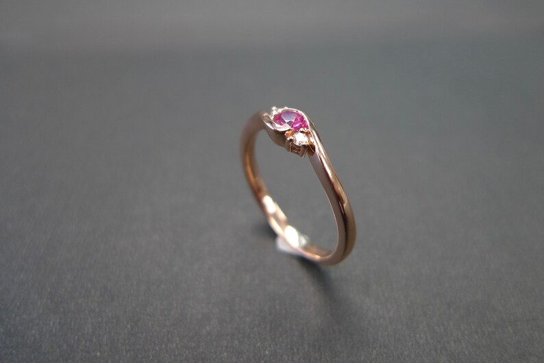 ruby ring, red gemstone ring, ruby engagement ring, raw gemstone ring, dainty engagement ring, delicate ring, women engagement ring unique engagement ring, gold stacking ring, stacking, stackable ring, proposal ring, ruby diamond ring, women ring