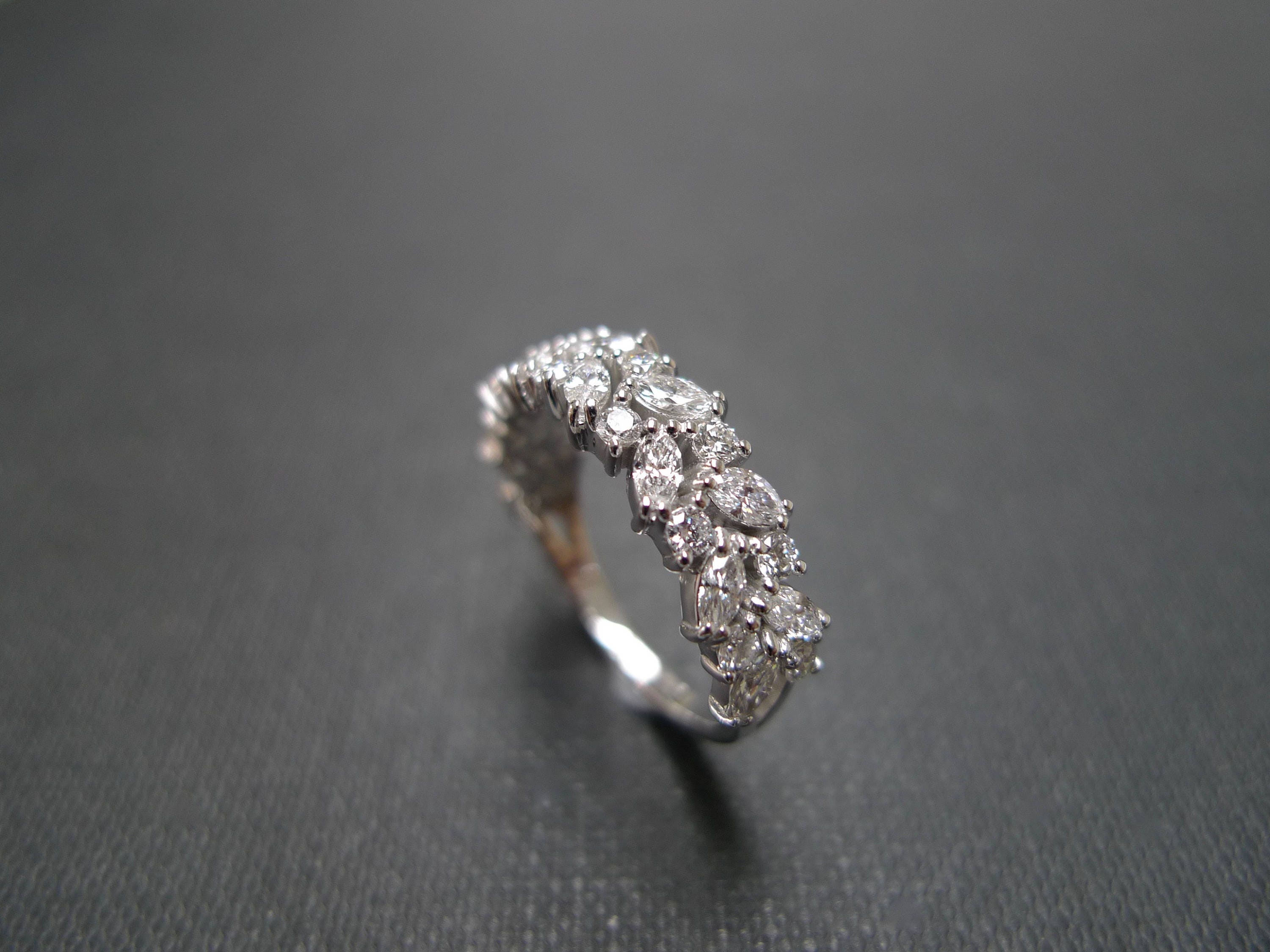marquise diamond band