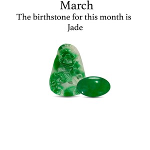 jade birthstone, jade jewelry, march birthstone