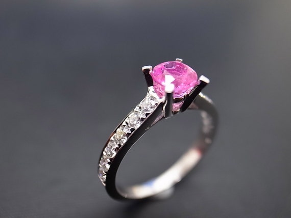 Anillo De Oro Para Mujer De 14k Blanco Anillo De Boda De De Anillo De Oro Para Mujer De 14k Blanco Anillo De Boda De De