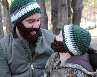 SALE!! Father/Son ULTIMATE Bearded Beanies!