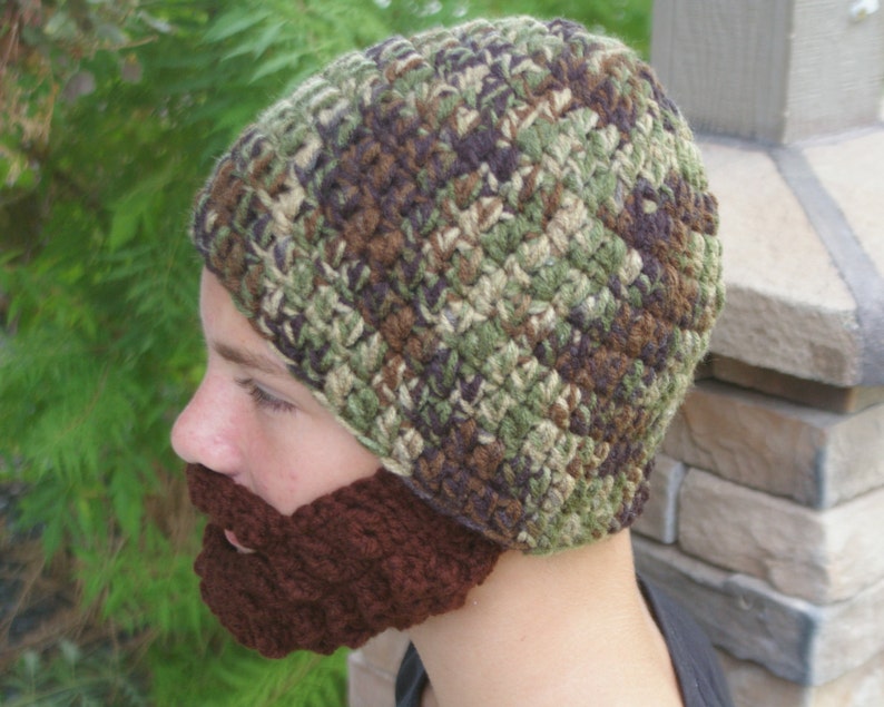 PreTeen ULTIMATE Bearded Beanie Camo image 3